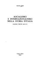 Cover of: Socialismo e internazionalismo nella storia d'Italia: Claudio Treves, 1869-1933