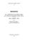 Cover of: Regesto de la correspondencia de los obispos de Espanã en el siglo XIX con los nuncios, según el fondo de la Nunciatura de Madrid en el Archivo Vaticano, 1791-1903