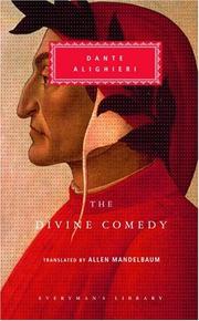 Cover of: The Divine Comedy: Inferno; Purgatorio; Paradiso (Everyman's Library)