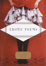 Cover of: Erotic poems