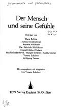 Cover of: Der Mensch und seine Gefühle: Beiträge