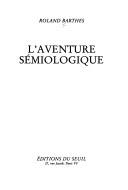 Cover of: L' aventure sémiologique
