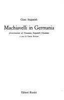 Cover of: Machiavelli in Germania