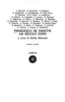 Cover of: Francesco De Sanctis un secolo dopo