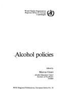 Cover of: Alcohol policies