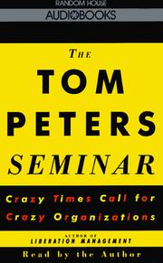 Cover of: The Tom Peters Seminar