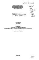 Cover of: Argentina: economic cooperation with the Federal Republic of Germany and the European Community : problems and prospects