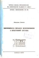 Cover of: Zreformowana edukacja wczesnoszkolna a efektywność czytania