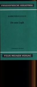 Cover of: Die neue Logik: Lateinisch-Deutsch