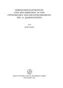 Cover of: Herrscherlegitimation und Reichsbegriff in der ottonischen Geschichtsschreibung des 10. Jahrhunderts by Ernst Karpf