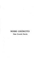 Cover of: Nosso exército by Aurélio de Lyra Tavares