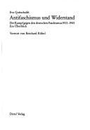 Cover of: Antifaschismus und Widerstand by Eva Gottschaldt