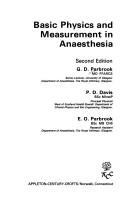 Basic physics and measurement in anaesthesia by G. D. Parbrook, P. D. Davis, E. O. Parbrook