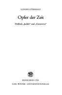 Cover of: Opfer der Zeit: Hebbels "Judith" und "Genoveva"