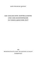 Cover of: Die Geschichte Zentralasiens und der Seidenstrasse in vorislamischer Zeit
