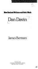 Cover of: Dan Davin by James M. Bertram