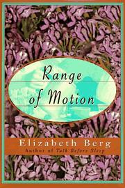 Cover of: Range of Motion by Elizabeth Berg