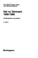 Cover of: Det ny Danmark 1890-1980 by Harry Haue