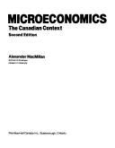 Cover of: Microeconomics by Alexander MacMillan