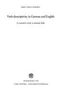 Cover of: Verb-descriptivity in German and English: a contrastive study in semantic fields