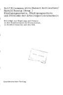 Cover of: Kündigungspraxis, Kündigungsschutz und Probleme der Arbeitsgerichtsbarkeit: Beiträge zur Regelung und Praxis in der Bundesrepublik Deutschland, in Grossbritannien und den USA
