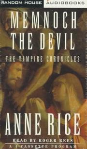Cover of: Memnoch, the Devil (Anne Rice) by Anne Rice