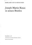 Cover of: Joseph Martin Kraus in seinen Briefen by Joseph Martin Kraus