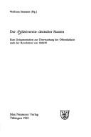 Cover of: Der " Polizeiverein" deutscher Staaten: eine Dokumentation zur Überwachung der Öffentlichkeit nach der Revolution von 1848/49