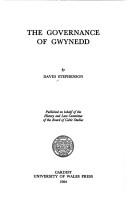 Cover of: governance of Gwynedd