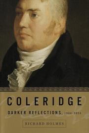 Cover of: Coleridge: Volume II, Darker Reflections