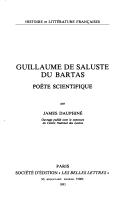 Cover of: Guillaume de Saluste Du Bartas: poète scientifique