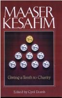Cover of: Maaser kesafim: on giving a tenth to charity = [Maʻśar kesafim]