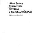 Cover of: Ostatni z Siekierzyńskich