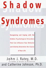 Shadow syndromes by John J. Ratey