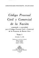 Cover of: Código procesal civil y comercial de la nación by Argentina.