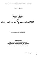 Cover of: Karl Marx und das politische System der DDR