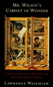Cover of: Mr. Wilson's cabinet of wonder by Lawrence Weschler