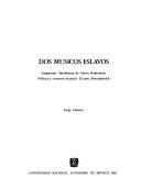 Cover of: Dos músicos eslavos