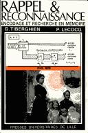 Cover of: Rappel et reconnaissance by Guy Tiberghien