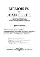 Cover of: Mémoires de Jean Burel: journal d'un bourgeois du Puy à l'époque des guerres de religion