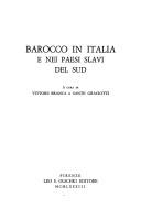 Cover of: Barocco in Italia e nei paesi slavi del Sud by a cura di Vittore Branca e Sante Graciotti.