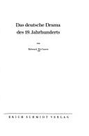 Cover of: Das deutsche Drama des 19. Jahrhunderts