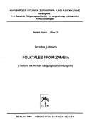 Cover of: Folktales from Zambia by Dorothea Lehmann