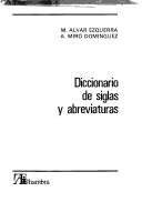 Cover of: Diccionario de siglas y abreviaturas