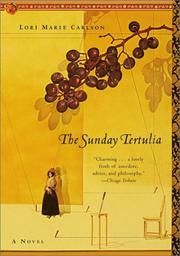 Cover of: The Sunday Tertulia: A Novel