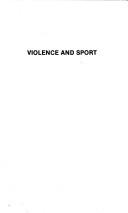 Cover of: Violence and sport