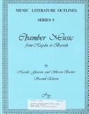 Cover of: Chamber music from Haydn to Bartók