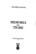 Cover of: Memoria del tigre