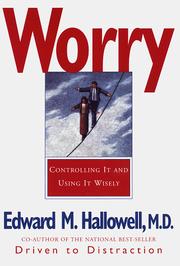 Cover of: Worry by Edward M. Hallowell