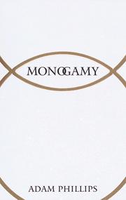 Cover of: Monogamy by Adam Phillips